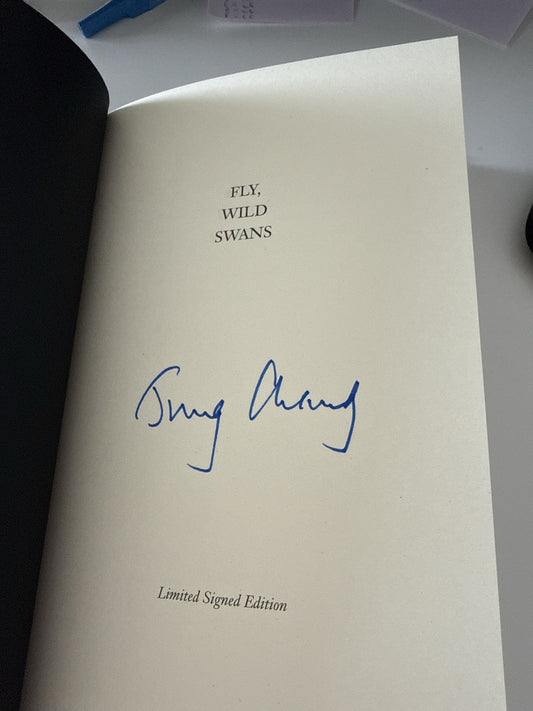 Jung Chang – Fly, Wild Swans – SIGNED UK 1st Edition Hardcover, 20241