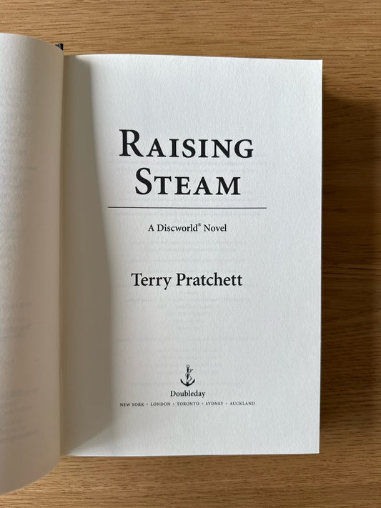 Raising Steam - Terry Pratchett - US First Edition - Hardcover, 20141