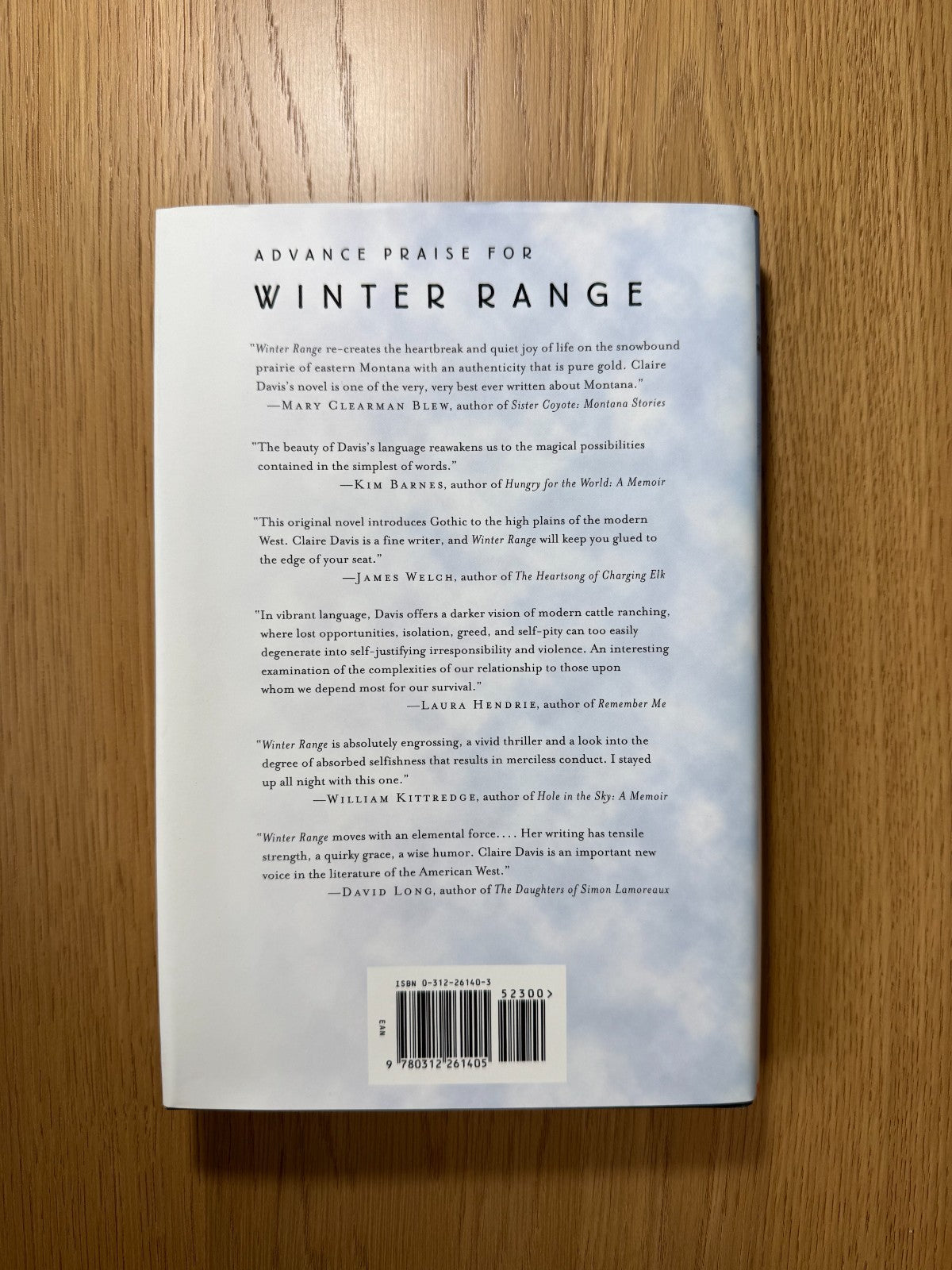 Claire Davis - Winter Range - SIGNED US 1st Edition - Hardcover (2000)4