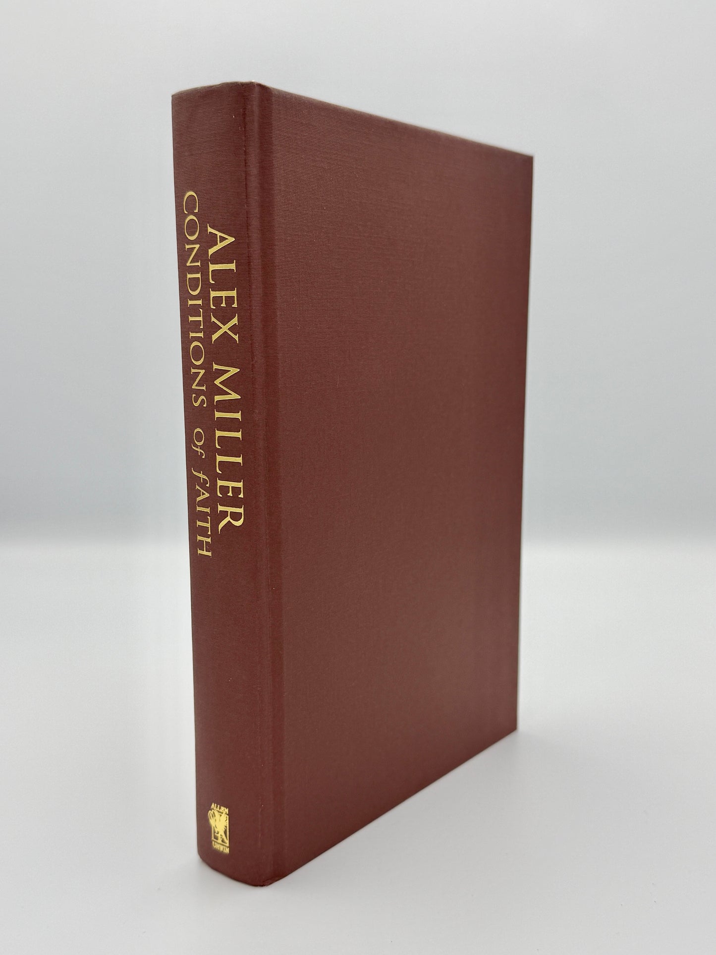 Alex Miller - Conditions of Faith - SIGNED FIRST EDITION - Miles Franklin (2000)