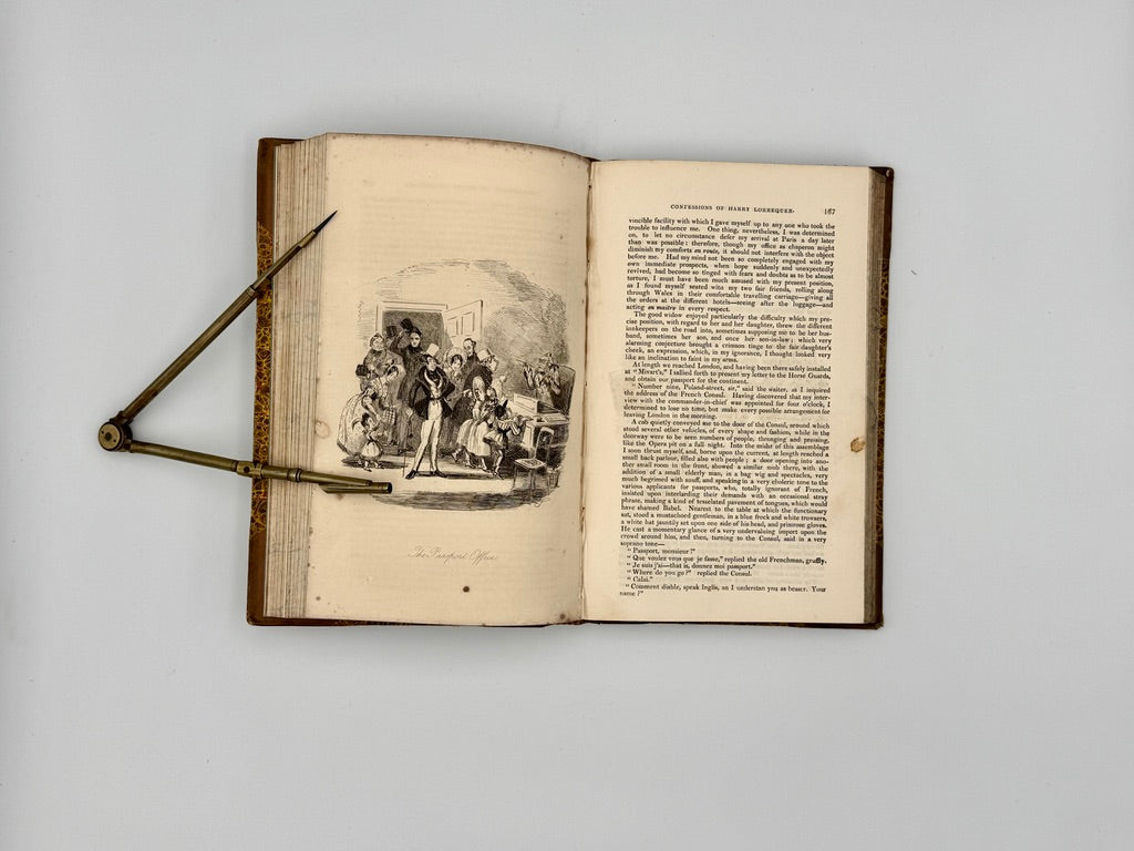 LEVER, Charles - The Confessions of Harry Lorrequer with Illustrations by Phiz