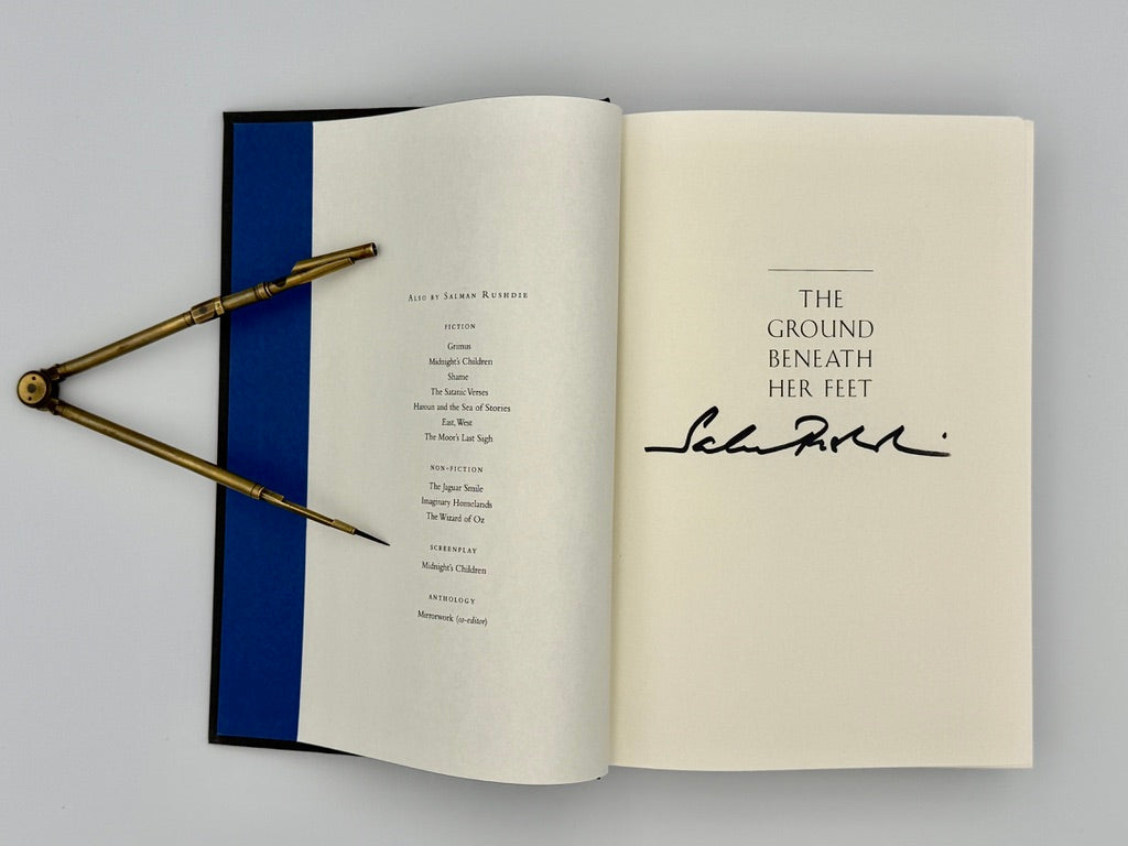 Salman Rushdie - The Ground Beneath Her Feet - Signed First US Edition