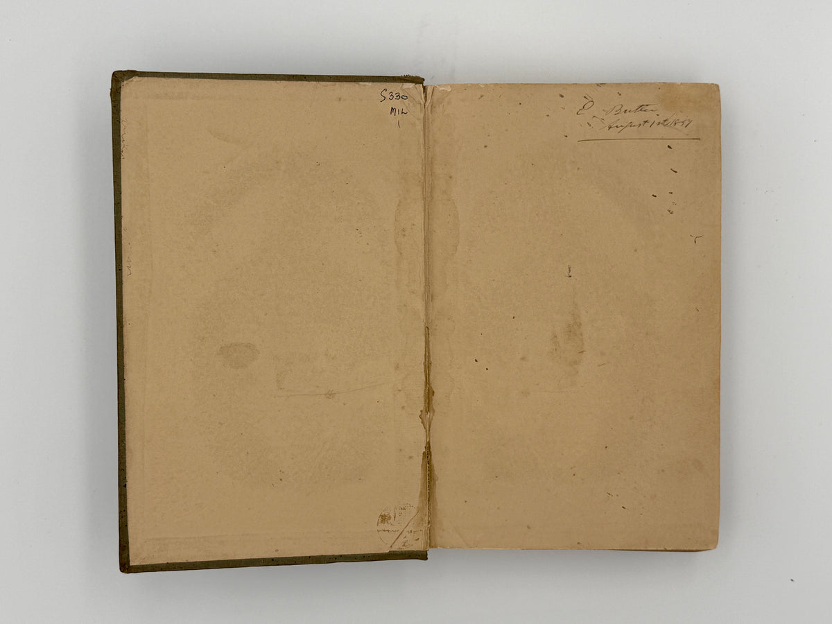 MILL, John - Stuart Principles of Political Economy (1852