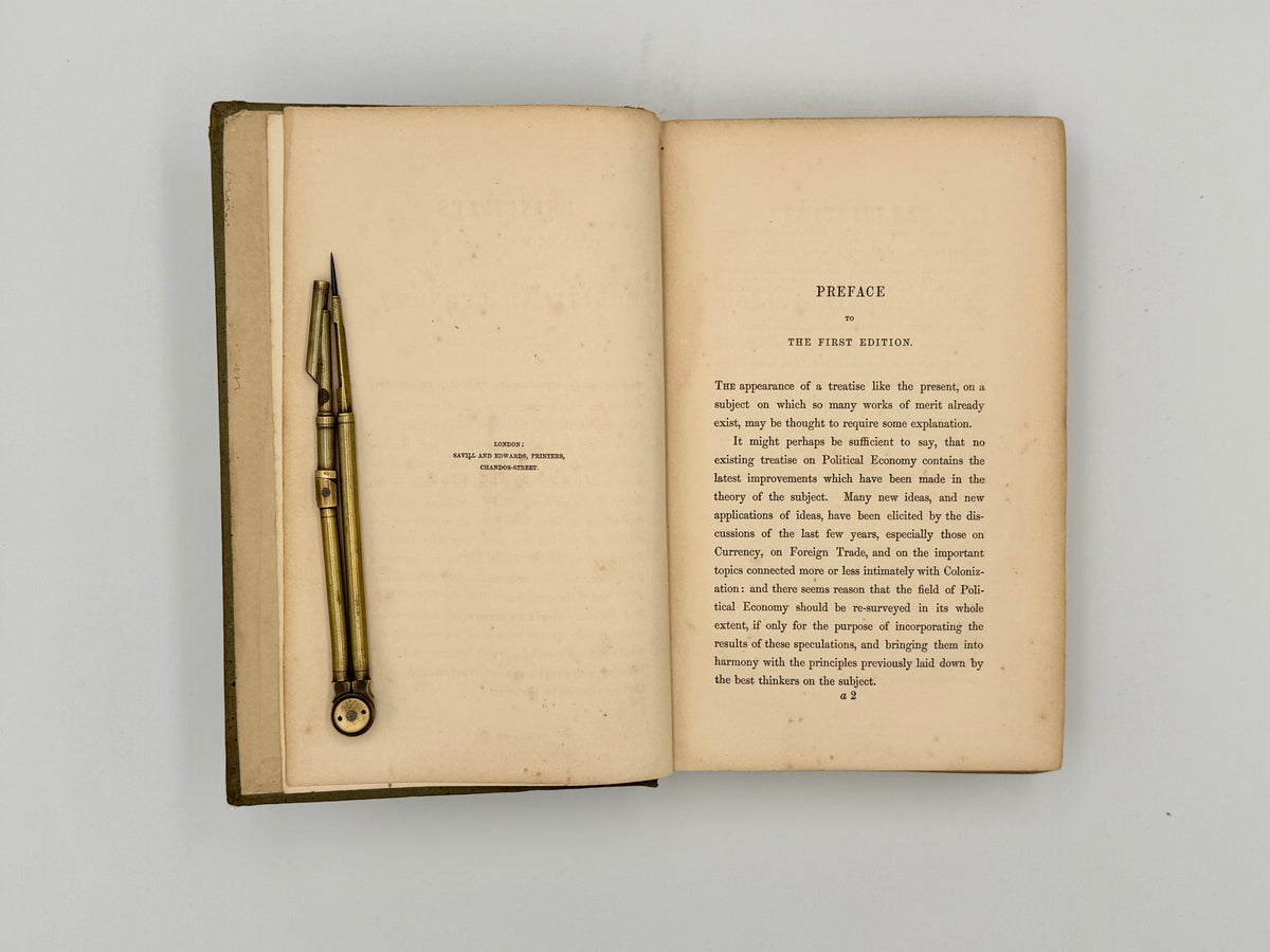 MILL, John - Stuart Principles of Political Economy (1852
