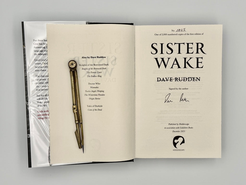 Sister Wake - Dave Rudden - Goldsboro SIGNED EXCLUSIVE EDITION