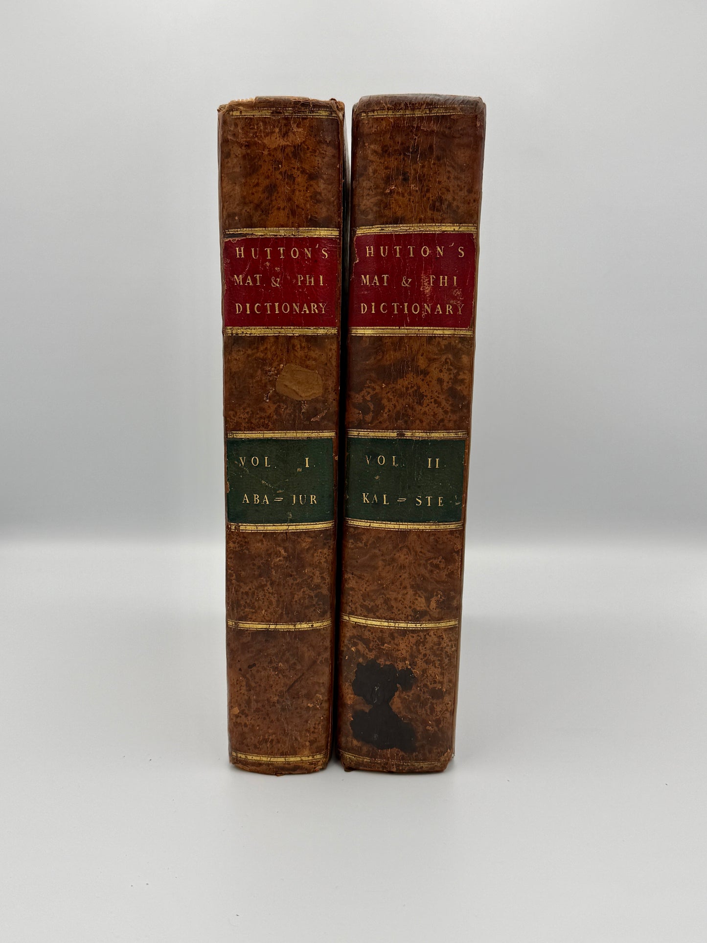 Charles Hutton's - A Mathematical and Philosophical Dictionary (1795 & 1796)