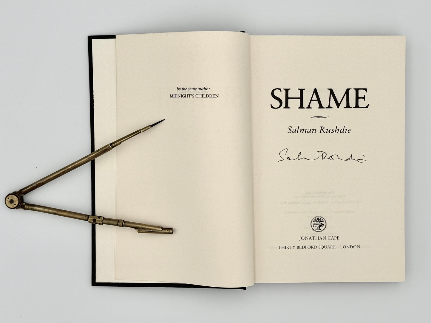 Salman Rushdie - Shame - Signed First UK Edition