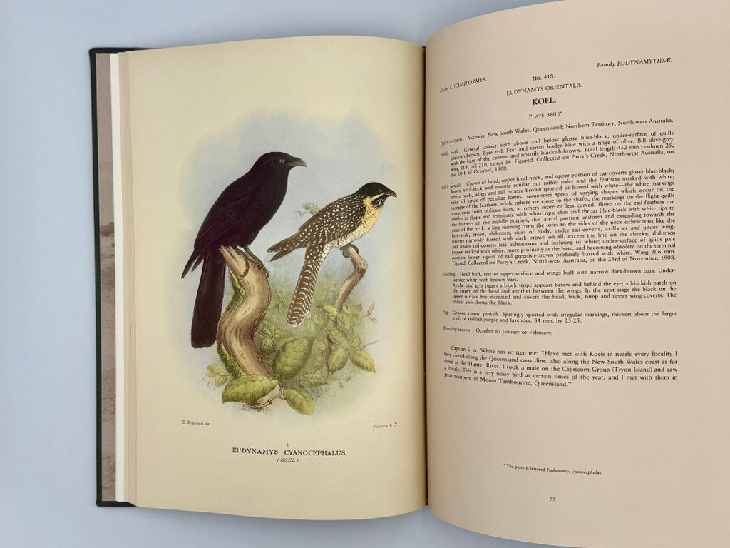 Gregory M. Mathews' - The Birds of Australia - S. A. White Collection (Number 108 of 500)