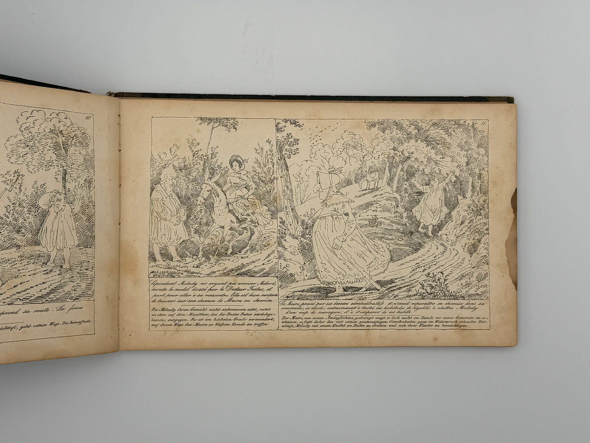 TÖPFFER, Rodolphe - Collection des Histoires en Estampes: Mr. Crépin; Mr. Pencil; Le Docteur Festus; Mr. Albert (1846)