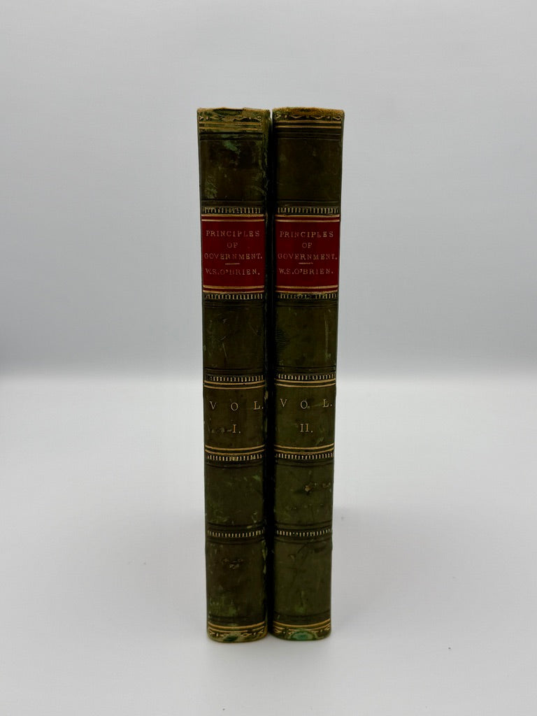 O'BRIEN, William Smith - Principles of Government - First Edition (1856)