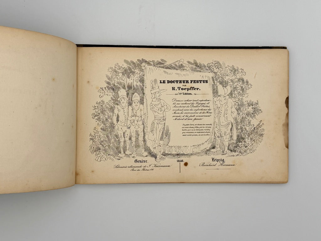 TÖPFFER, Rodolphe - Collection des Histoires en Estampes: Mr. Crépin; Mr. Pencil; Le Docteur Festus; Mr. Albert (1846)
