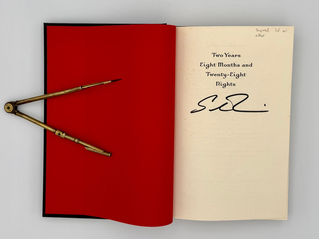 Salman Rushdie - Two Years, Eight Months & Twenty Eight Nights - Signed First UK Edition