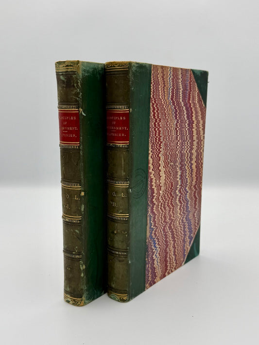 O'BRIEN, William Smith - Principles of Government - First Edition (1856)