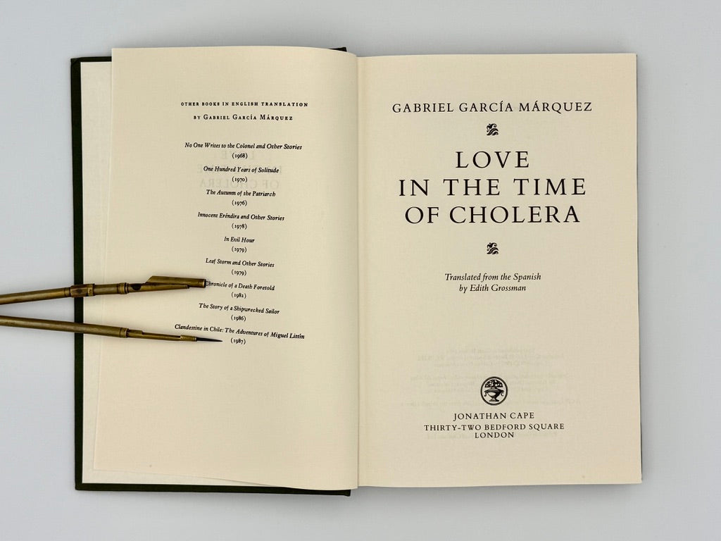 Gabriel García Marquez - Love in the Time of Cholera - First UK Edition 1988