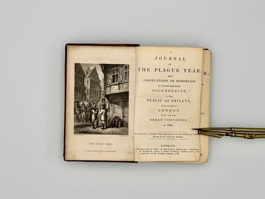 Daniel Defoe - A Journal of the Plague Year - 1835 Thomas Tegg and Son edition