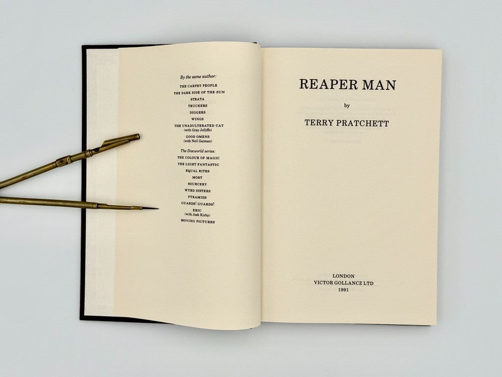 Terry Pratchett - Reaper Man - First UK Edition 1991 - Near Fine Condition5