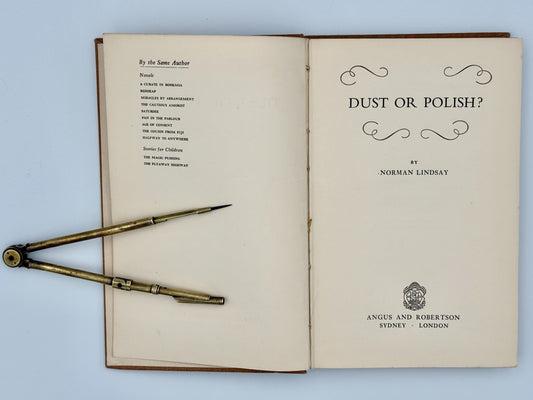 RARE 1950 Dust or Polish – Norman Lindsay - 1st Edition Hardcover with Jacket1