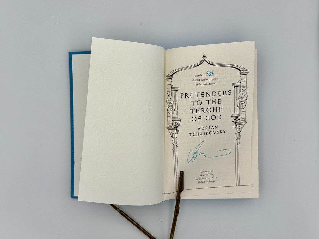 Pretenders to the Throne of God – Adrian Tchaikovsky – Signed Limited Edition2