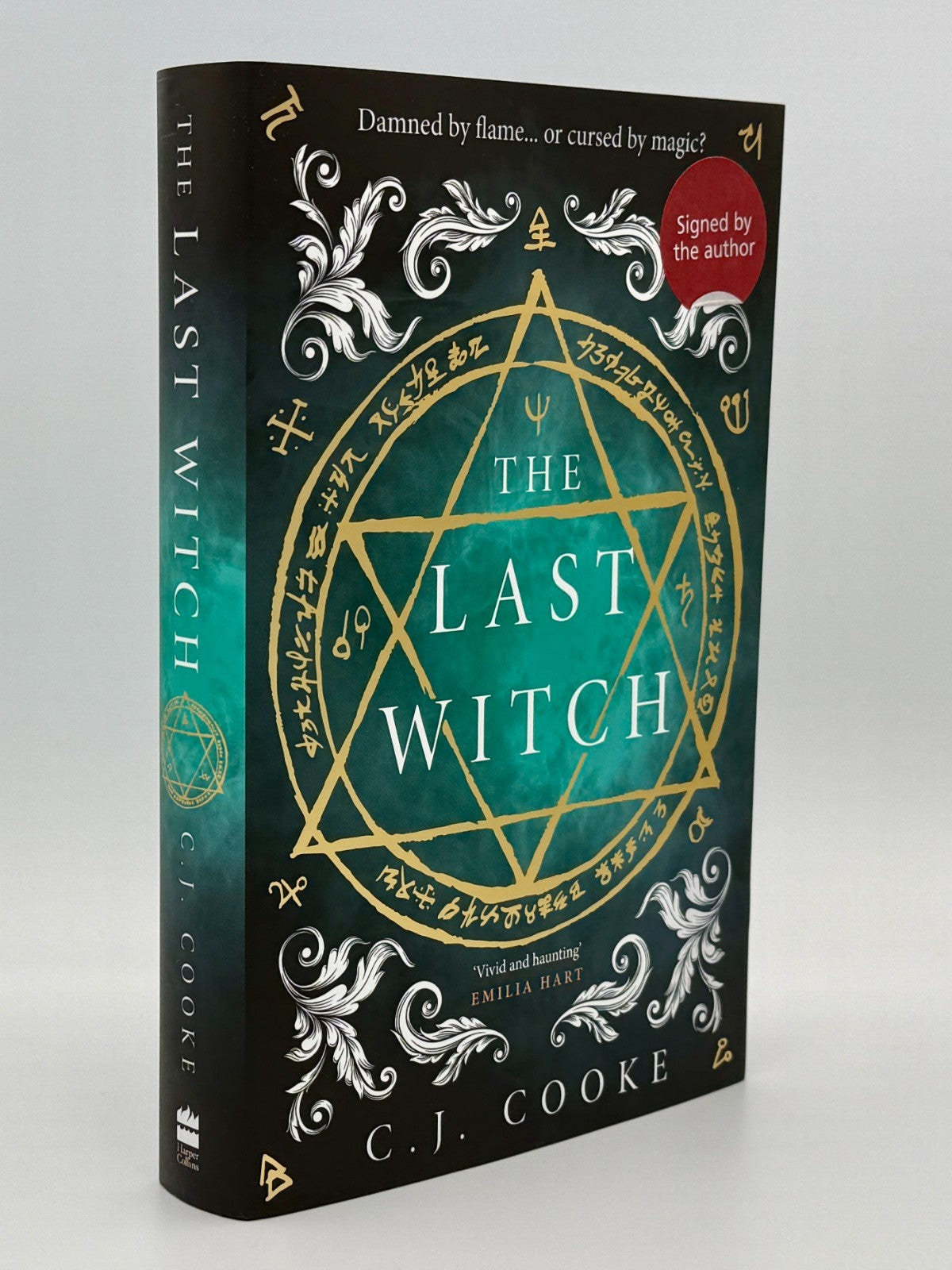 The Last Witch - C.J. Cooke - SIGNED UK First Edition 1st Print Hardcover - 20250