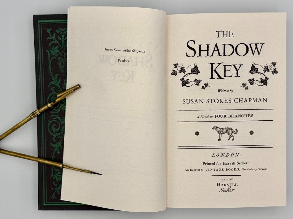 The Shadow Key - Susan Stokes-Chapman - SIGNED UK 1st Edition 20242