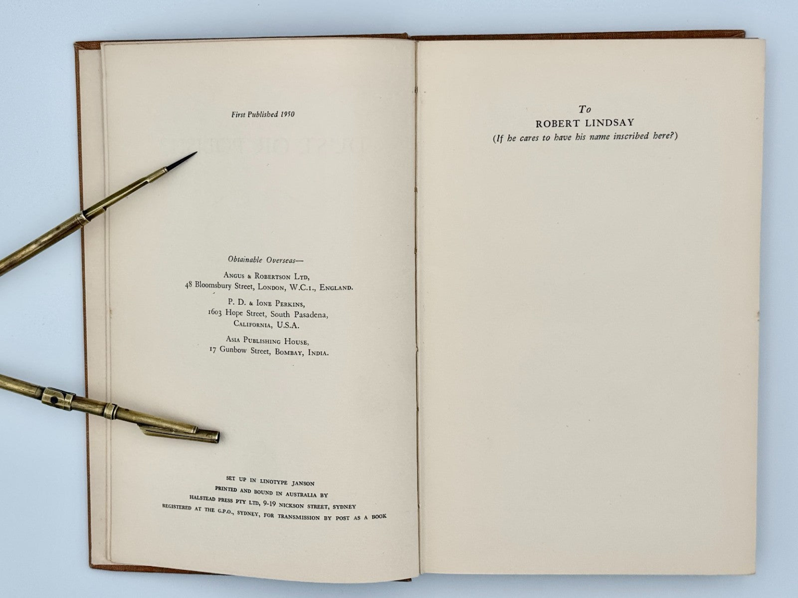 RARE 1950 Dust or Polish – Norman Lindsay - 1st Edition Hardcover with Jacket2