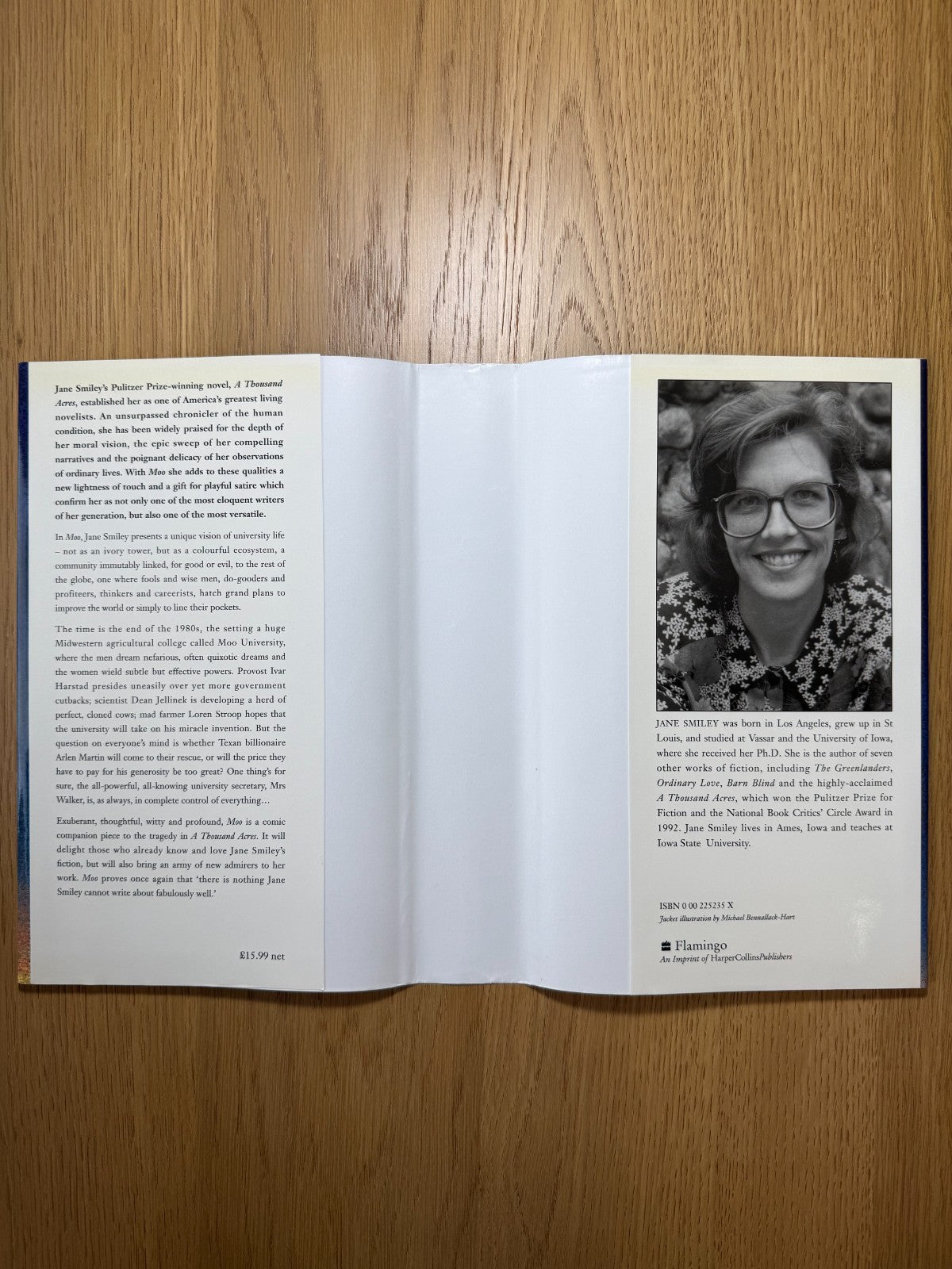 SIGNED UK 1st Edition - Moo – Jane Smiley - Hardcover (1995)2