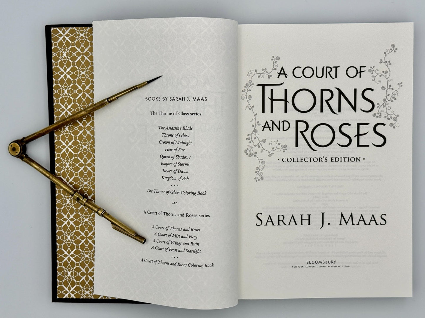 A Court of Thorns and Roses – Sarah J Maas - Collector’s Edition Hardcover, 20195