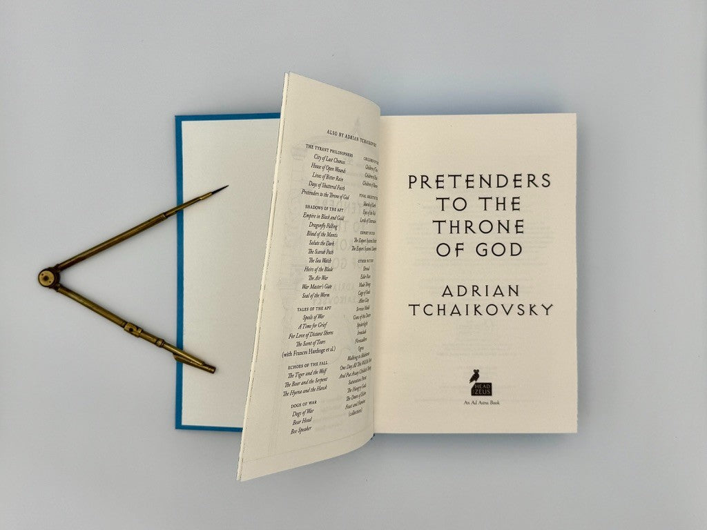 Pretenders to the Throne of God – Adrian Tchaikovsky – Signed Limited Edition3