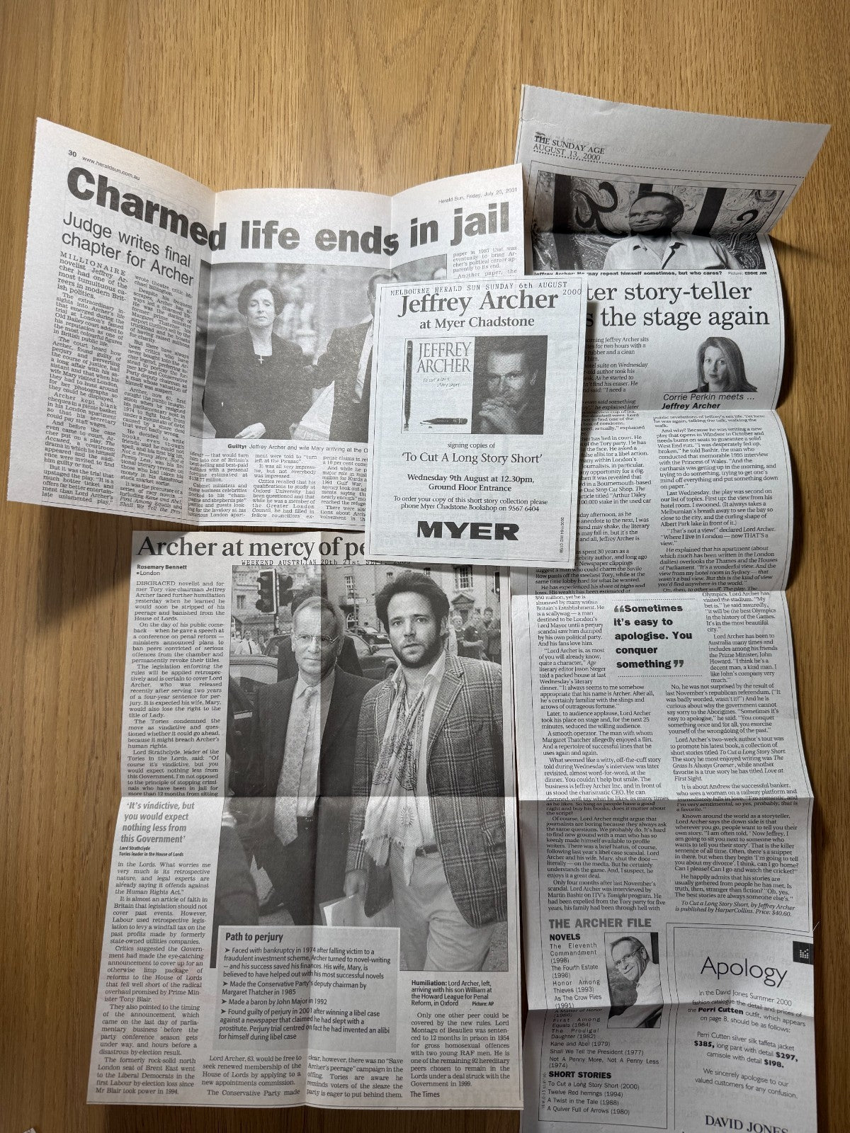SIGNED UK 1st Edition - To Cut a Long Story Short - Jeffrey Archer5