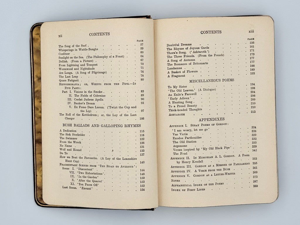 Poems of Adam Lindsay Gordon Oxford University Press 1913 antiquarian8