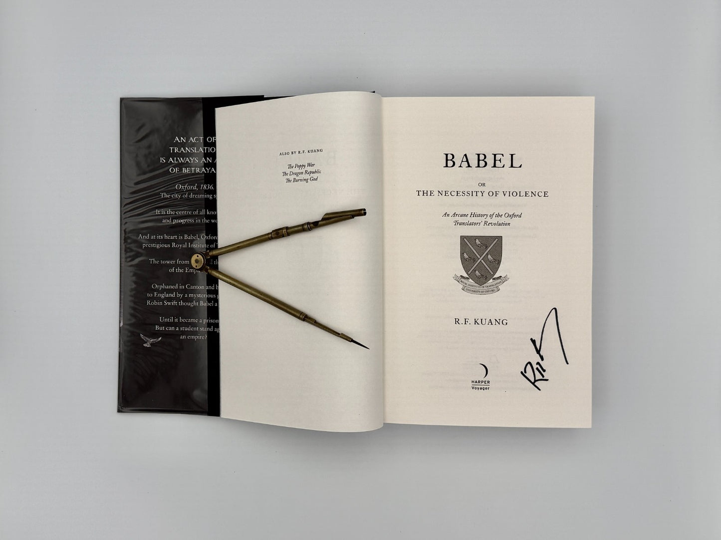 Babel – R.F. Kuang SIGNED True First Edition Hardcover - Dark Academia Fantasy3