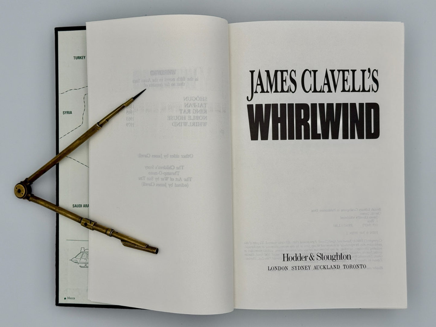 Whirlwind – James Clavell - UK First Edition Hardcover, 1986 (Asia Saga)3