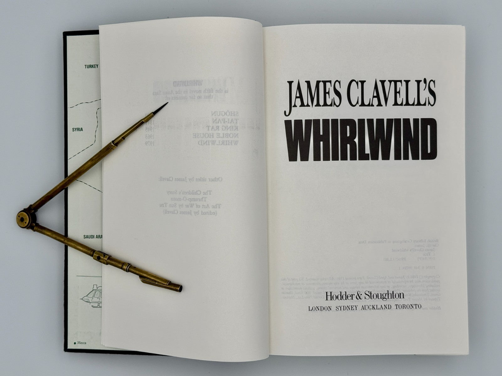 Whirlwind – James Clavell - UK First Edition Hardcover, 1986 (Asia Saga)3