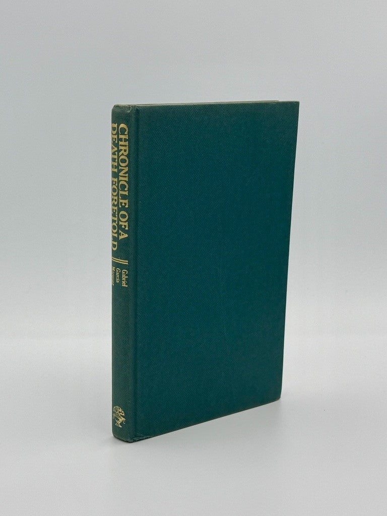 Gabriel García Márquez - Chronicle of a Death Foretold - First Edition 19823