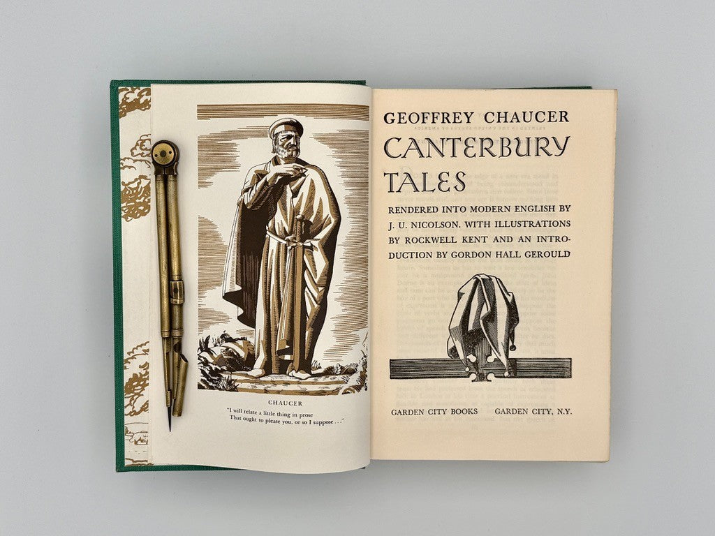Canterbury Tales – Geoffrey Chaucer – Rockwell Kent Illus. – 1934 Garden City HC3