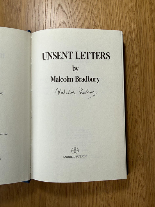 SIGNED UK 1st Edition - Unsent Letters - Malcolm Bradbury - Hardcover (1988)1