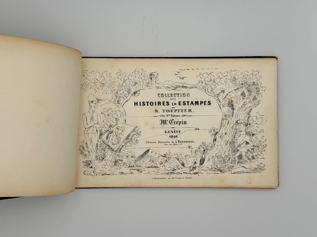 TÖPFFER, Rodolphe - Collection des Histoires en Estampes: Mr. Crépin; Mr. Pencil; Le Docteur Festus; Mr. Albert (1846)