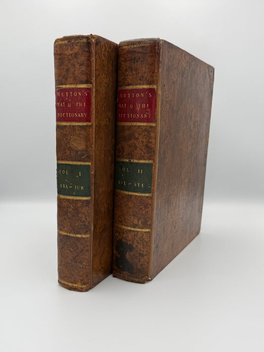 Charles Hutton's - A Mathematical and Philosophical Dictionary (1795 & 1796)