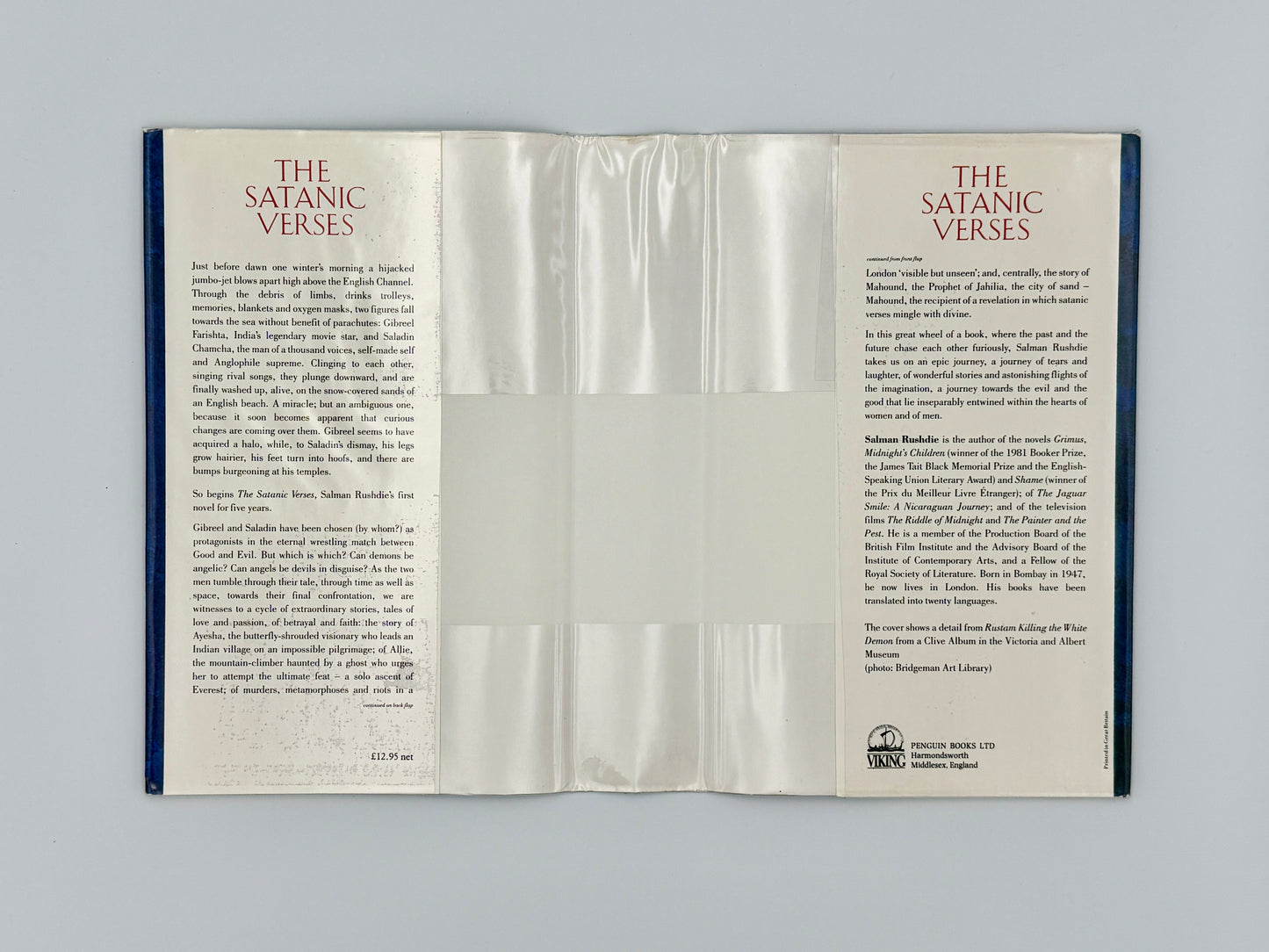 Salman Rushdie - The Satanic Verses - First UK Edition/First Printing