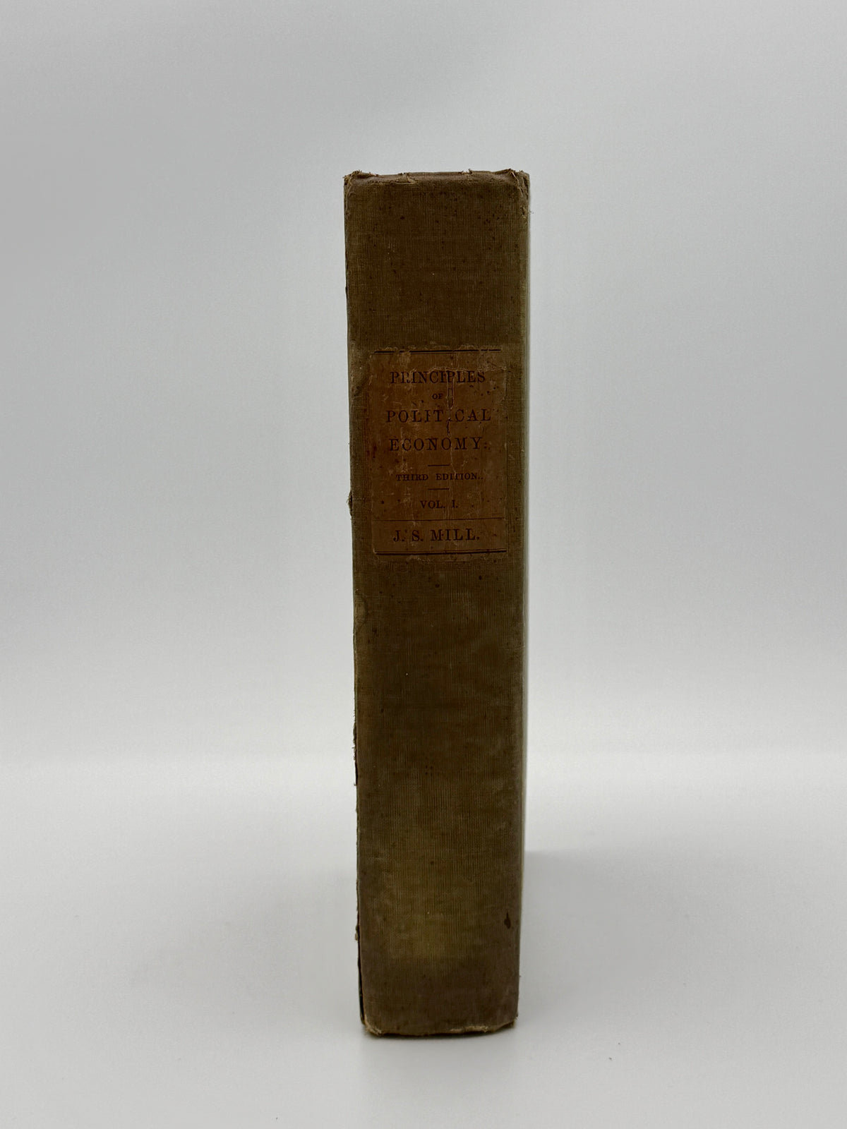 MILL, John - Stuart Principles of Political Economy (1852