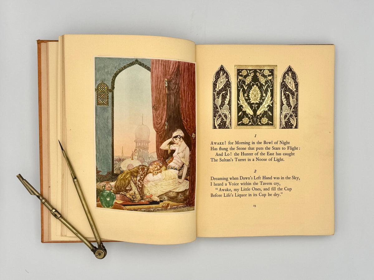 FITZGERALD, Edward - Rubáiyát of Omar Khayyám - Illustrated First Edition (1930)