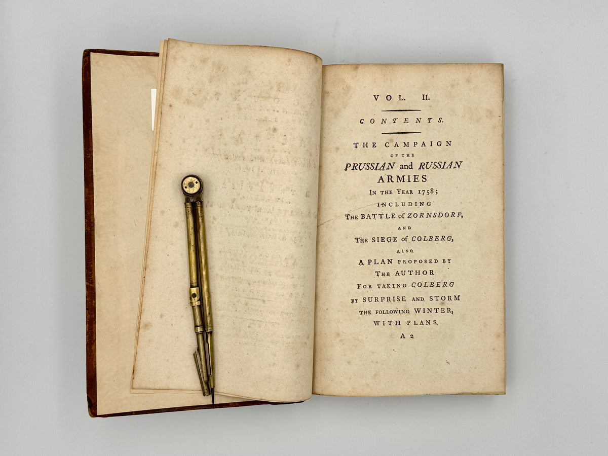 TIELKE, Johann Gottlieb - An Account of the War Between the Prussians, Austrians and Russians, from 1756 to 1763 (1787-8)
