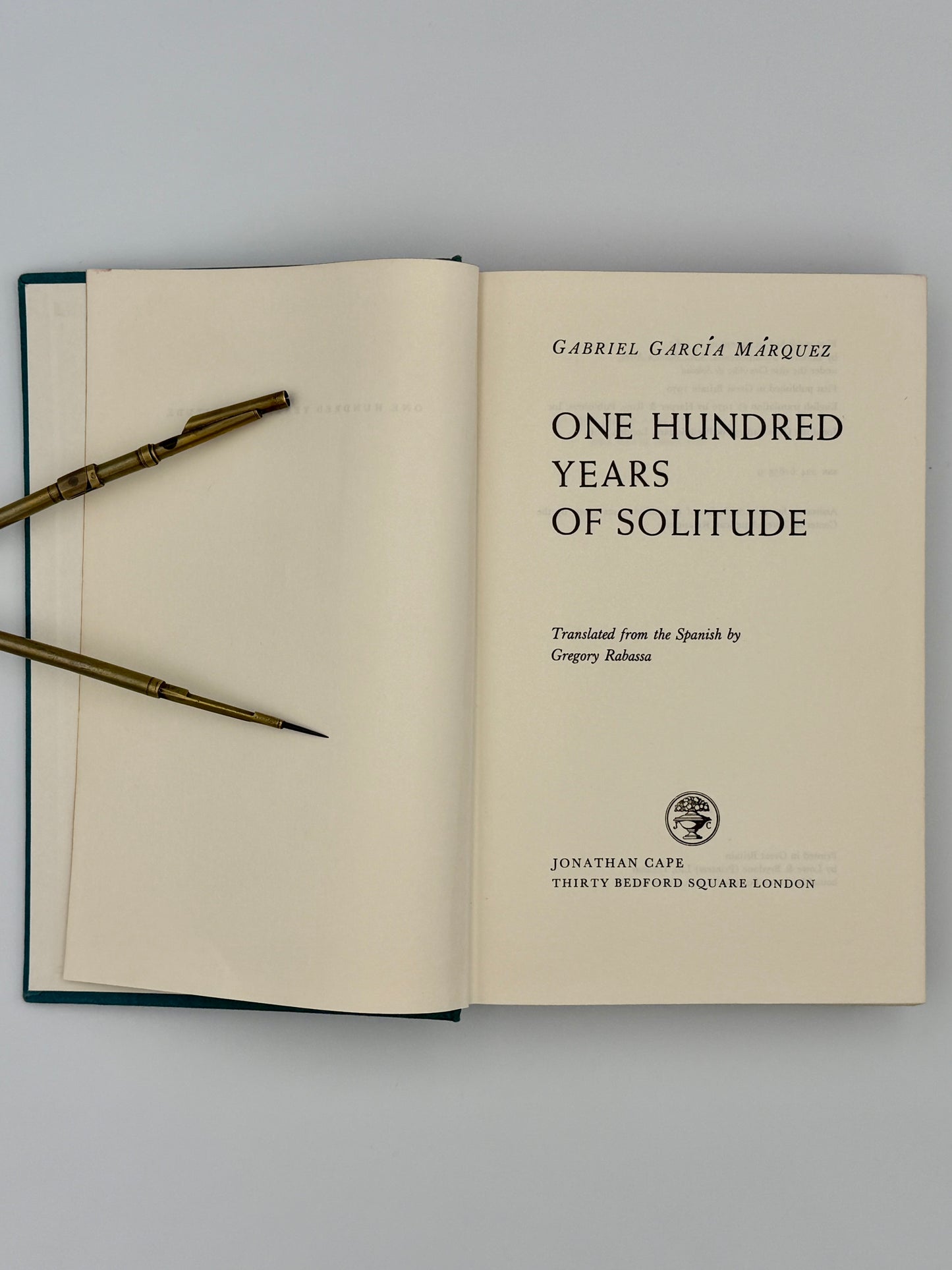 Gabriel García Márquez - One Hundred Years of Solitude - First UK Edition 1970