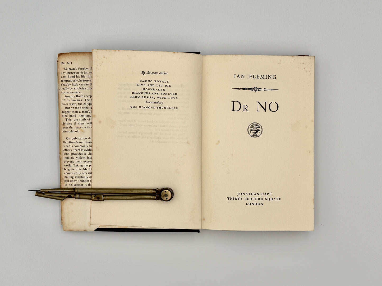 Ian Fleming - Dr No - UK 1st Edition / 2nd Impression