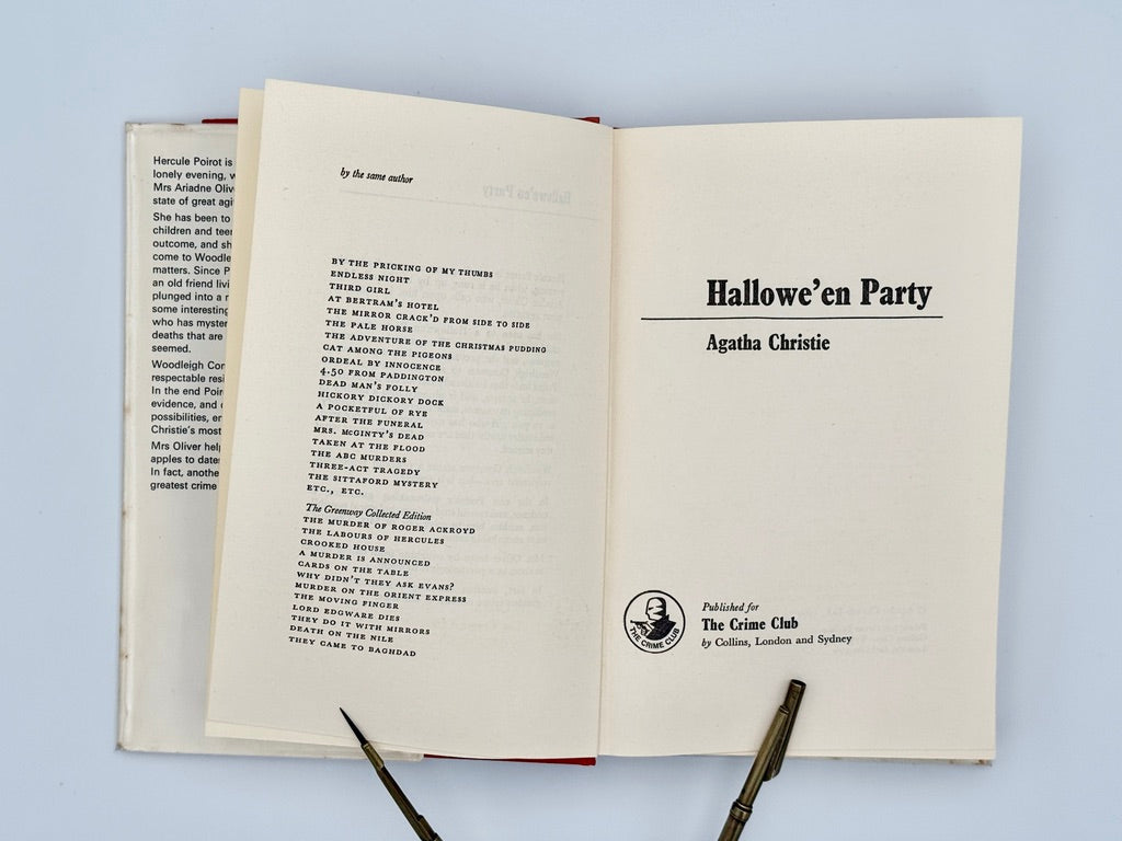 Agatha Christie - Hallowe'en Party - UK First Edition (1969)