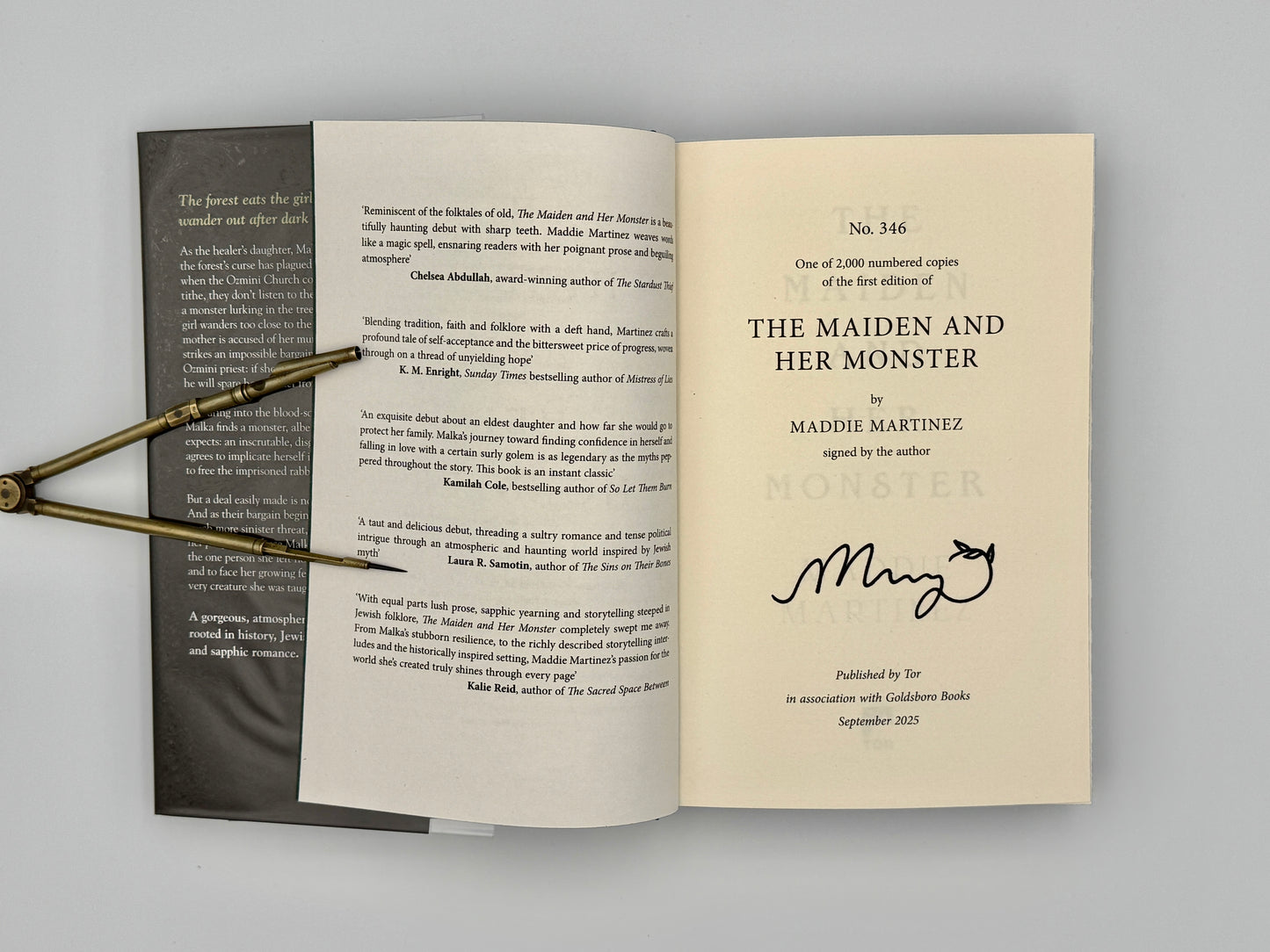 Maddie Martinez - The Maiden & Her Monster - SIGNED LIMITED EDITION