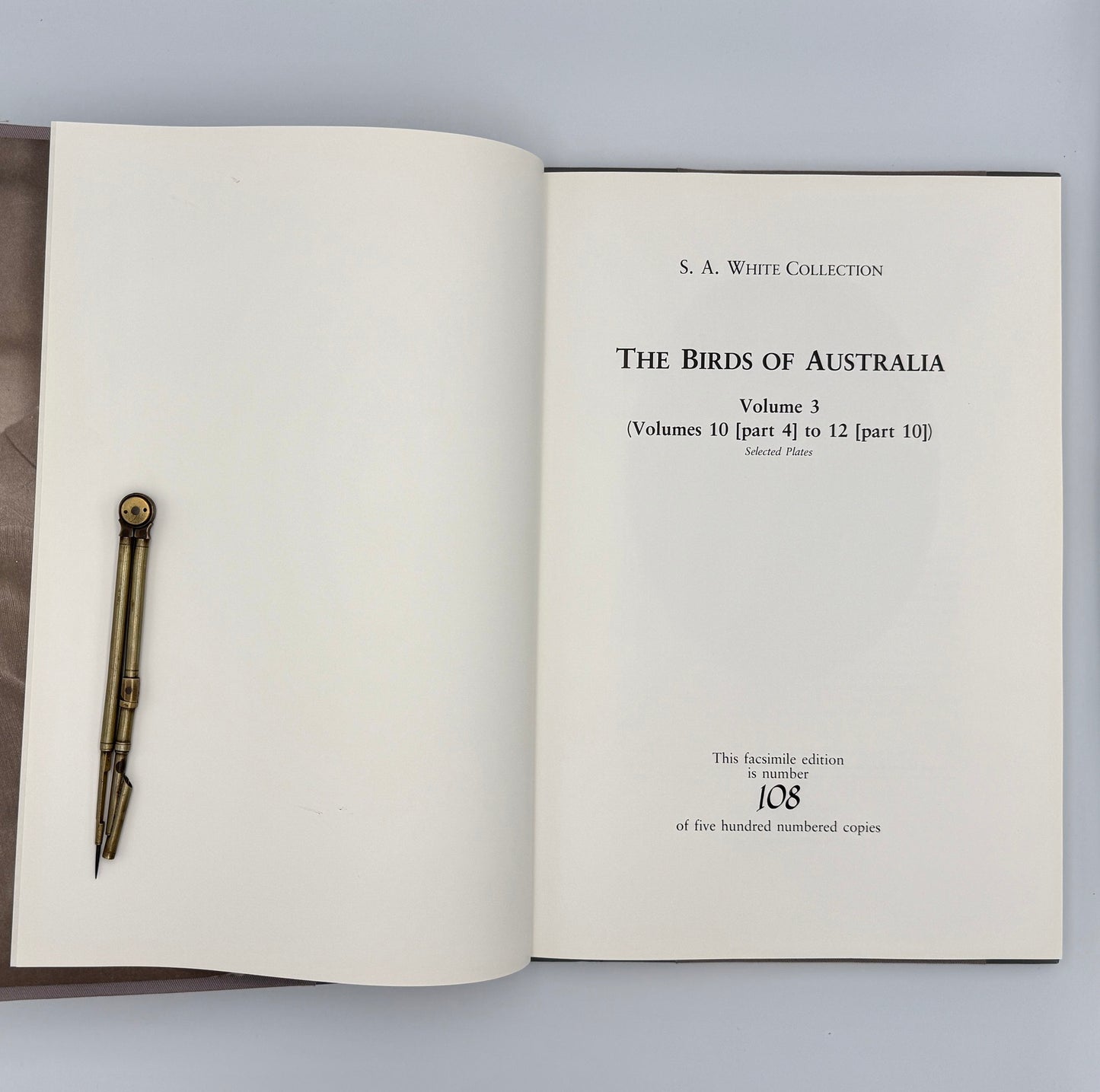 Gregory M. Mathews' - The Birds of Australia - S. A. White Collection (Number 108 of 500)
