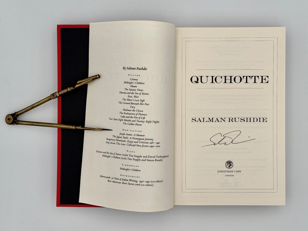 Salman Rushdie - Quichotte - Signed First UK Edition