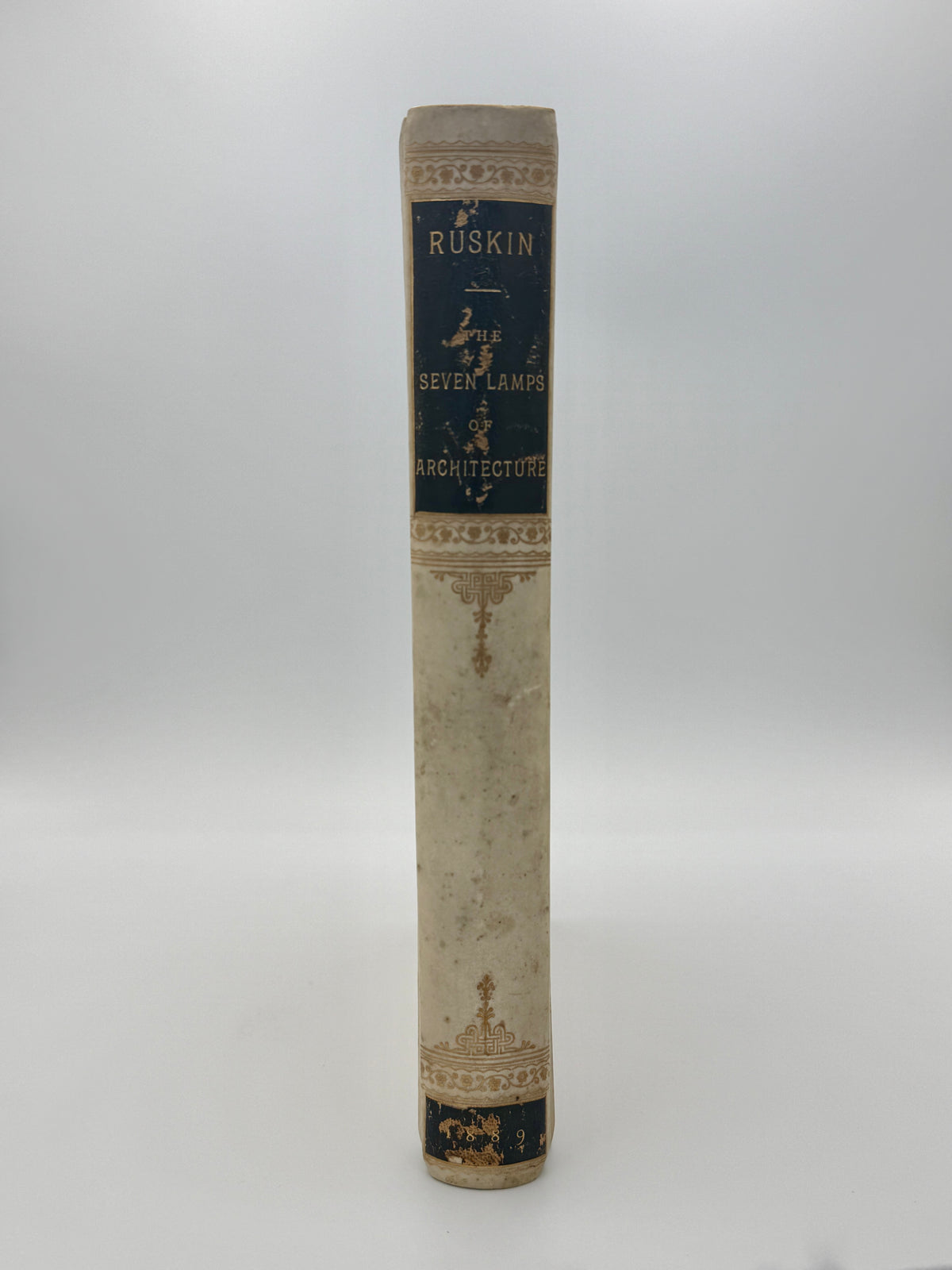 Ruskin, John - The Seven Lamps of Architecture - Vellum 6th Edition (1889)
