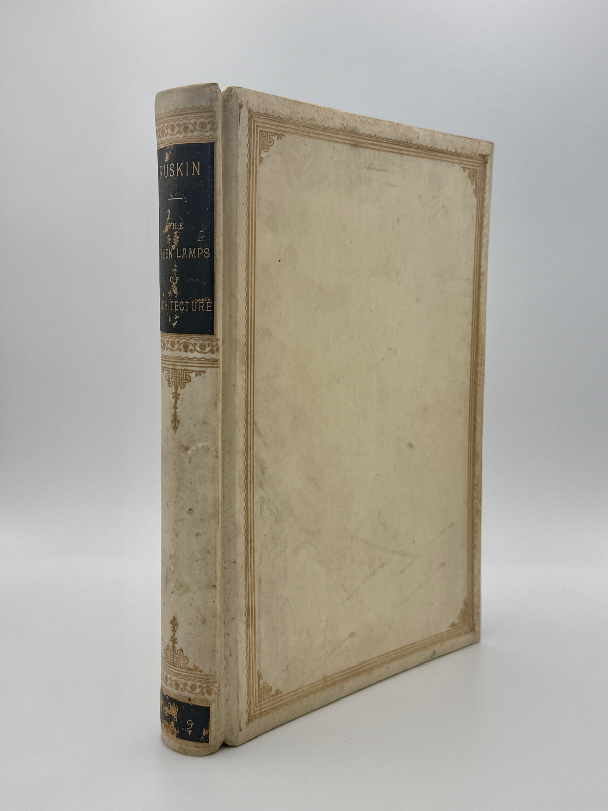Ruskin, John - The Seven Lamps of Architecture - Vellum 6th Edition (1889)